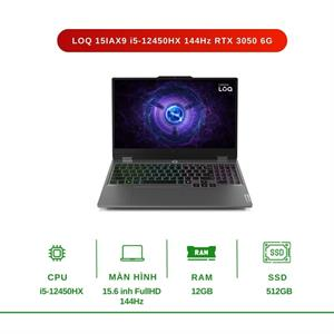 Lenovo LOQ 15IAX9 i5-12450HX/12GB/512GB/15,6